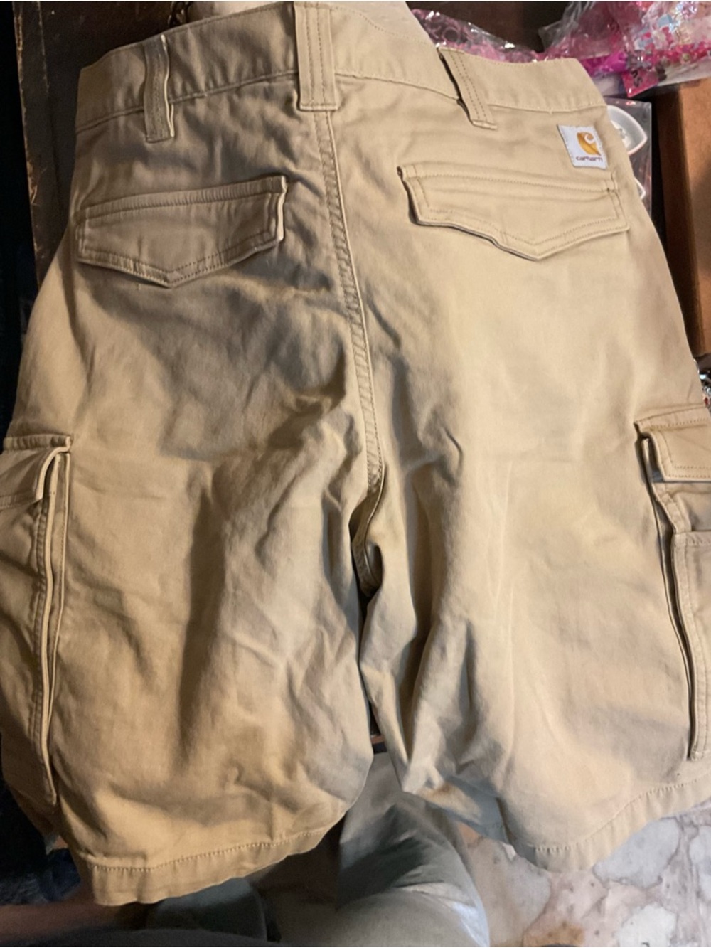 Carhartt Men's Tan Work Cargo Shorts